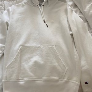 Champion white hoodie
